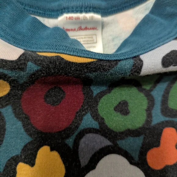 Hanna Andersson Kids Pajama Set - Multicolor Floral - Picture 3 of 3